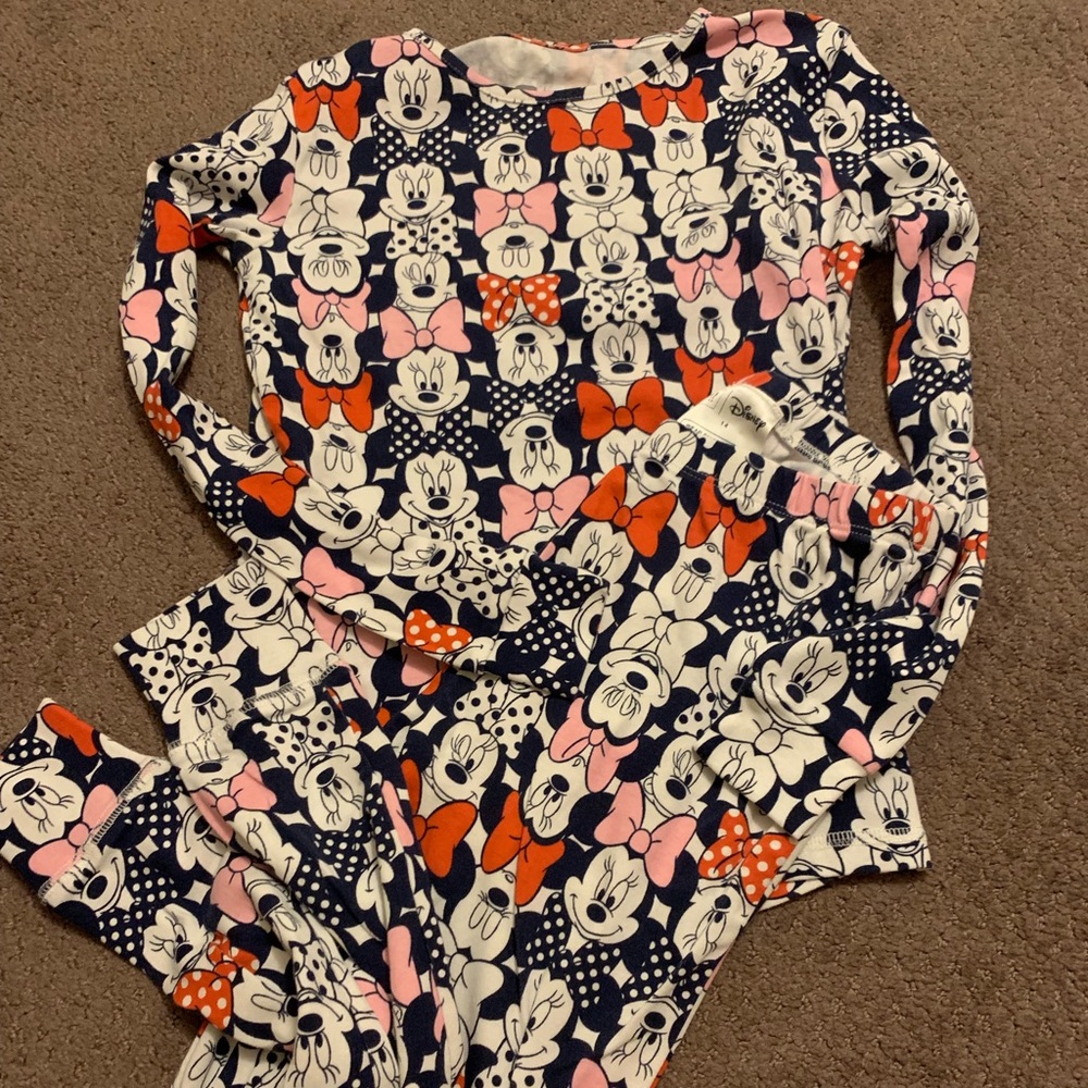 Girls Minnie Mouse gap Disney pajamas size 14